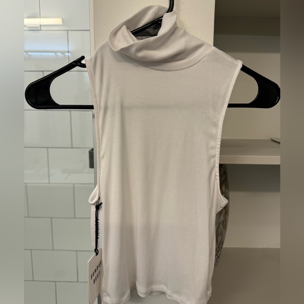 ARITZIA Sunday Best Luca Turtleneck Tank